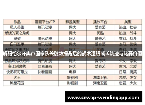 解码恰尔汗奥卢国家队关键数据背后的战术逻辑成长轨迹与比赛价值
